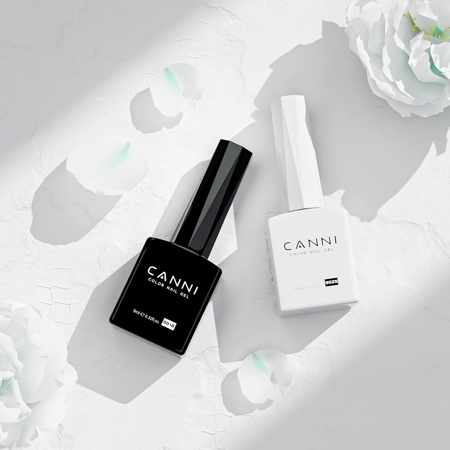 Black and White Gel Nail Polish Set