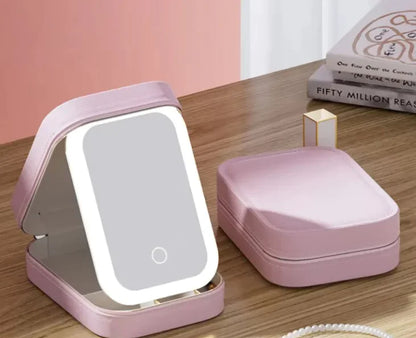 Makeup Storage Box With LED
