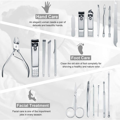 18PCS Manicure Nail Clippers Set