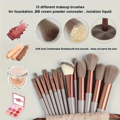 13Pcs Makeup Brush Set