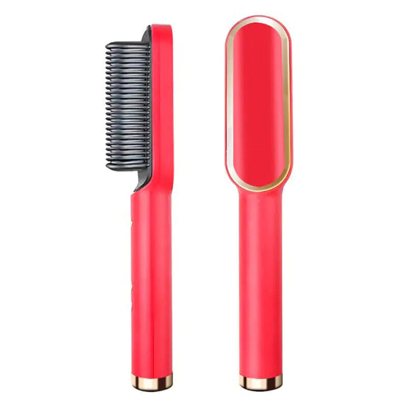 2-in-1 Negative Ion Hair Straightener Comb