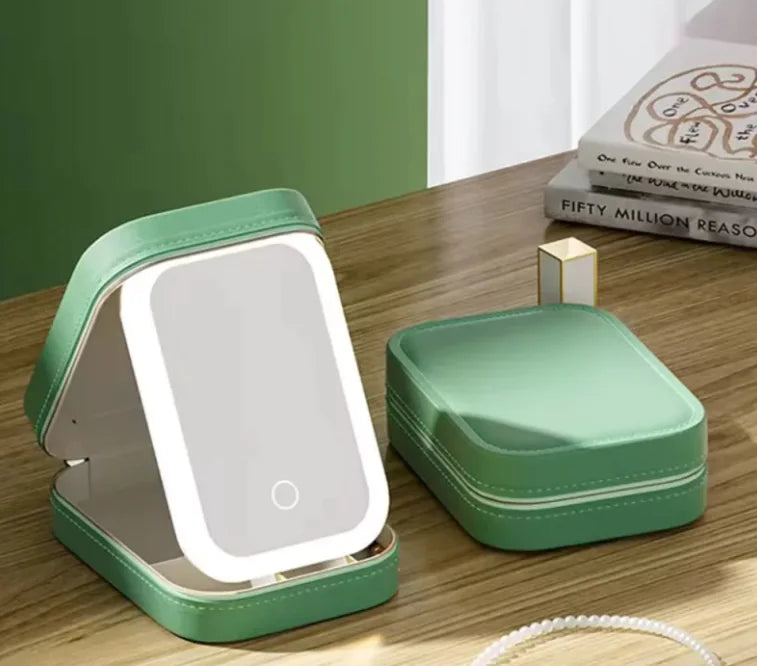 Makeup Storage Box With LED