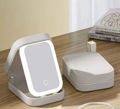 Makeup Storage Box With LED