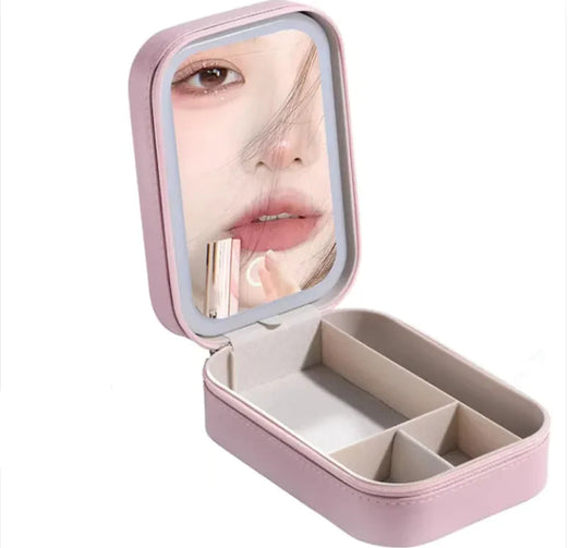 Makeup Storage Box With LED